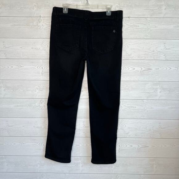 Democracy "Ab"solution black high rise skinny jeans Size 14P - Picture 3 of 7